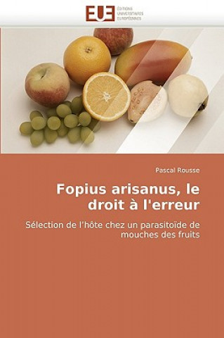 Kniha Fopius Arisanus, Le Droit   l'Erreur Pascal Rousse
