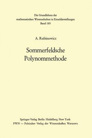 Könyv Sommerfeldsche Polynommethode Adalbert Rubinowicz