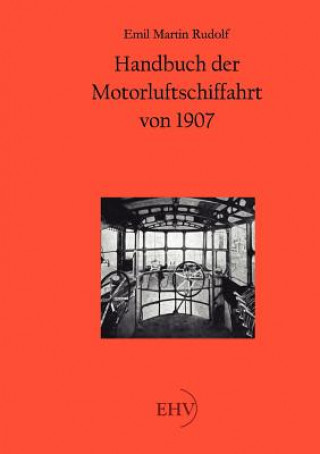 Carte Handbuch der Motorluftschiffahrt von 1907 Emil M. Rudolf