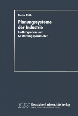 Könyv Planungssysteme der Industrie Dieter Rüth
