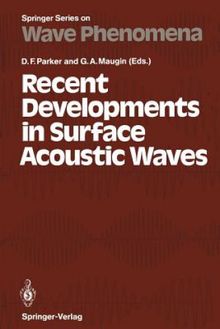 Knjiga Recent Developments in Surface Acoustic Waves Gerard A. Maugin