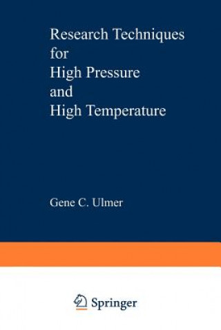 Knjiga Research Techniques for High Pressure and High Temperature G. C. Ulmer