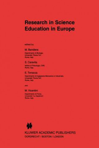 Kniha Research in Science Education in Europe M. Bandiera