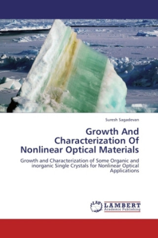 Carte Growth And Characterization Of Nonlinear Optical Materials Suresh Sagadevan