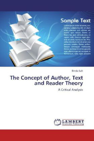 Buch The Concept of Author, Text and Reader Theory Binda Sah