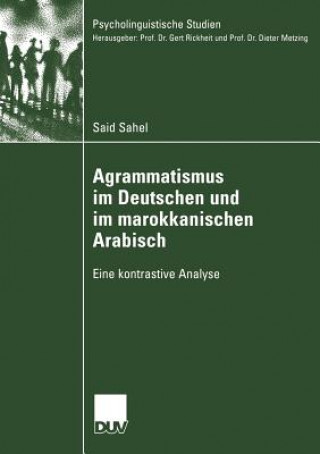 Kniha Agrammatismus im Deutschen und im Marokkanischen Arabisch Said Sahel