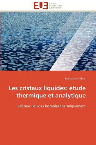 Knjiga Les Cristaux Liquides Saidat-B