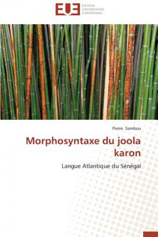 Carte Morphosyntaxe Du Joola Karon Pierre Sambou
