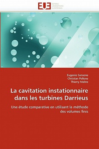 Knjiga Cavitation Instationnaire Dans Les Turbines Darrieus Eugenio Sansone