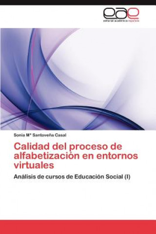 Kniha Calidad del proceso de alfabetizacion en entornos virtuales Santovena Casal Sonia Maria
