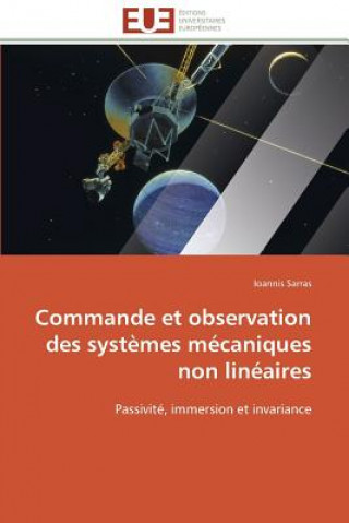 Kniha Commande Et Observation Des Syst mes M caniques Non Lin aires Ioannis Sarras