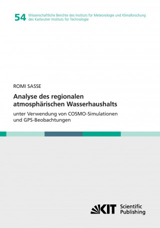 Carte Analyse des regionalen atmospharischen Wasserhaushalts unter Verwendung von COSMO-Simulationen und GPS-Beobachtungen Romi Sasse