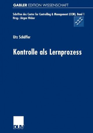 Livre Kontrolle als Lernprozess Utz Schäffer