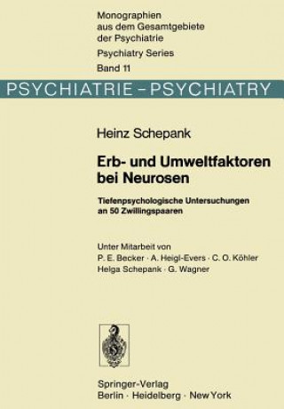 Livre Erb- und Umweltfaktoren bei Neurosen H. Schepank