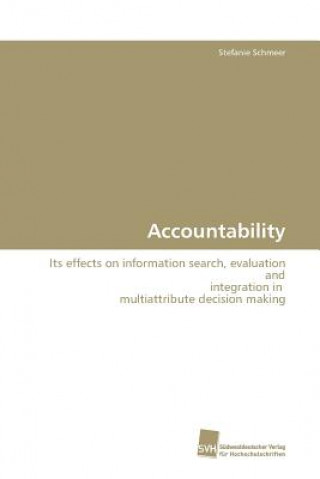 Kniha Accountability Stefanie Schmeer