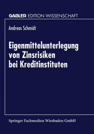 Kniha Eigenmittelunterlegung Von Zinsrisiken Bei Kreditinstituten Andreas Schmidt