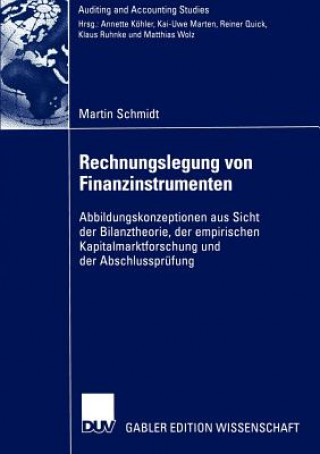 Könyv Rechnungslegung von Finanzinstrumenten Martin Schmidt