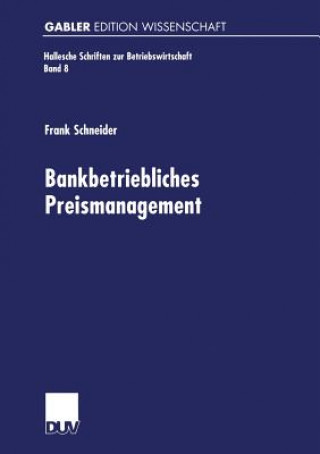 Carte Bankbetriebliches Preismanagement Frank Schneider