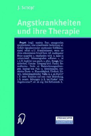 Buch Angstkrankheiten und ihre Therapie Josef Schöpf