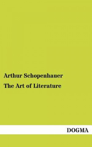 Kniha Art of Literature Arthur Schopenhauer