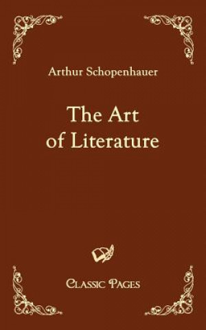 Book Art of Literature Arthur Schopenhauer