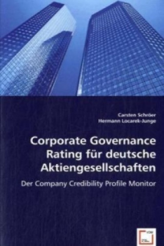 Kniha Corporate Governance Rating für deutsche Aktiengesellschaften Carsten Schröer