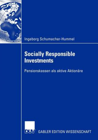 Kniha Socially Responsible Investments Ingeborg Schumacher-Hummel