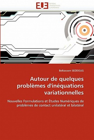 Könyv Autour de Quelques Probl mes d''in quations Variationnelles Belkassem Seddoug