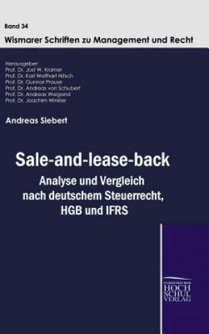 Buch Sale-and-lease-back Andreas Siebert