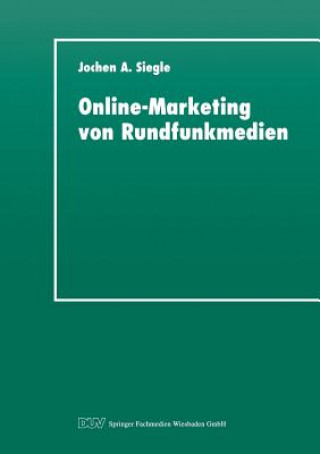 Könyv Online-Marketing Von Rundfunkmedien Jochen A. Siegle