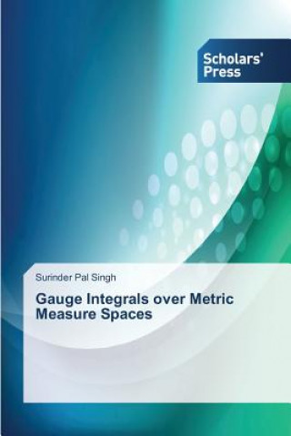 Книга Gauge Integrals Over Metric Measure Spaces Surinder Pal Singh