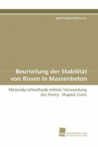 Buch Beurteilung der Stabilität von Rissen in Massenbeton Josef Richard Skumautz