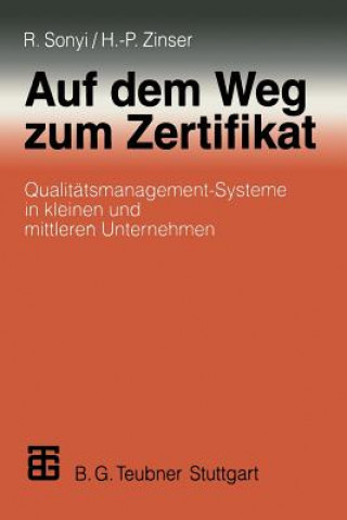 Kniha Auf Dem Weg Zum Zertifikat Richard Sonyi