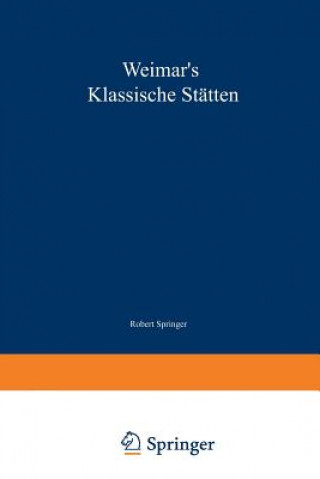 Boek Weimar's Klassische St tten Robert Springer