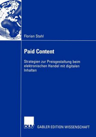 Kniha Paid Content Florian Stahl