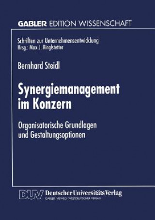 Kniha Synergiemanagement Im Konzern Bernhard Steidl