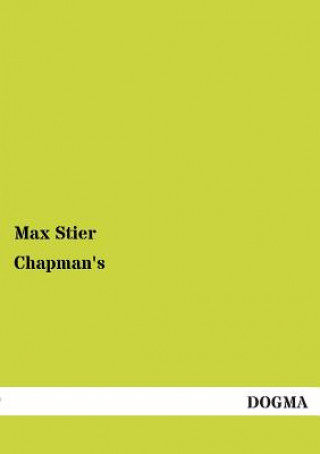 Könyv Chapman's Max Stier
