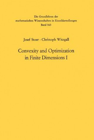 Carte Convexity and Optimization in Finite Dimensions I Josef Stoer