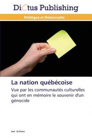 Book La Nation Quebecoise Karl St-Pierre