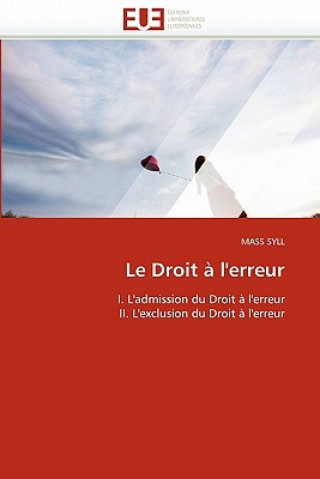 Книга Droit   l'Erreur Mass Syll