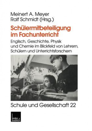 Kniha Sch lermitbeteiligung Im Fachunterricht Meinert A. Meyer