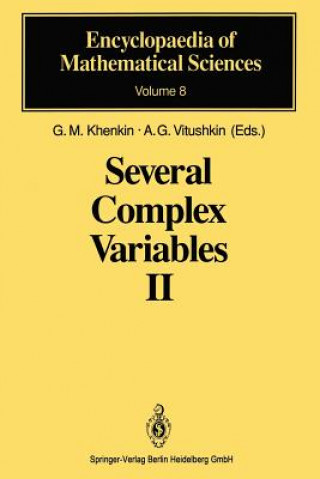 Kniha Several Complex Variables II G. M. Khenkin