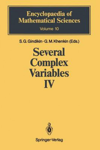 Knjiga Several Complex Variables IV Semen G. Gindikin