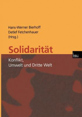 Kniha Solidarit t Hans-Werner Bierhoff