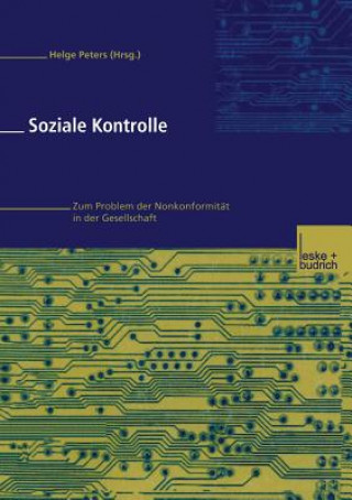 Livro Soziale Kontrolle Helge Peters