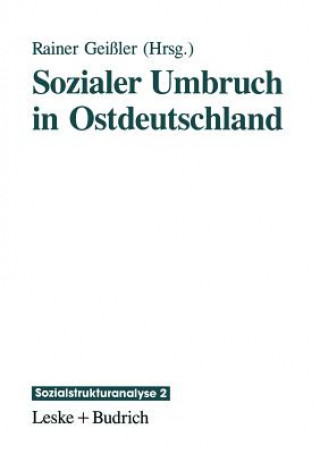 Książka Sozialer Umbruch in Ostdeutschland Rainer Geißler