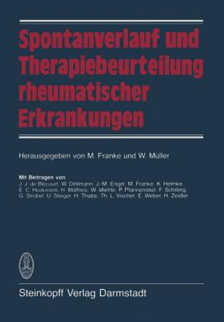 Knjiga Spontanverlauf und Therapiebeurteilung rheumatischer Erkrankungen M. Franke