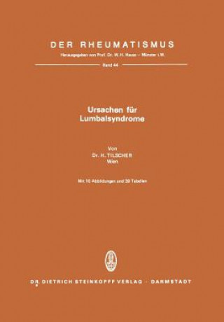 Kniha Ursachen für Lumbalsyndrome H. Tilscher
