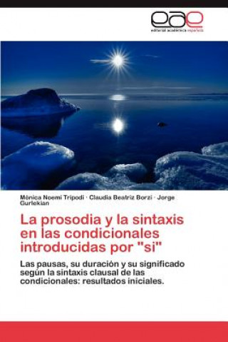 Kniha Prosodia y La Sintaxis En Las Condicionales Introducidas Por Si Mónica Noemí Trípodi