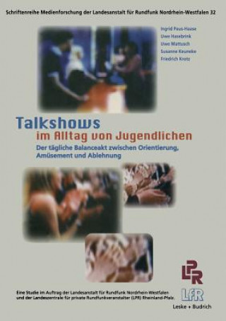 Kniha Talkshows Im Alltag Von Jugendlichen Ingrid Paus-Hasebrink